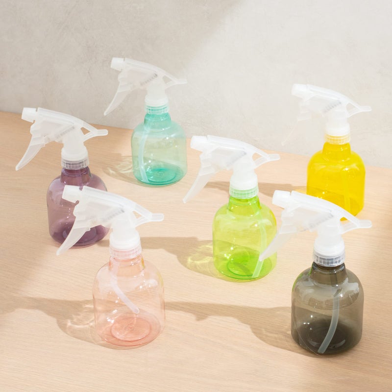 Youngever 6 Pack Empty Plastic Spray Bottles, 6 Assorted Colors (8 Ounce) - Image 2